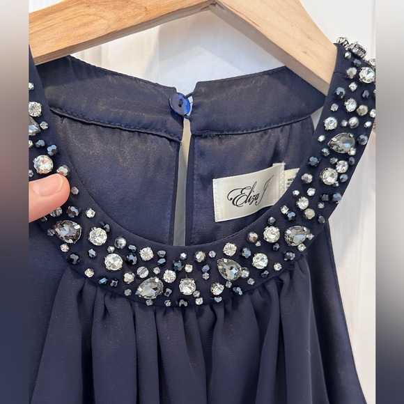 Eliza J from Nordstrom full length evening gown-Royal Blue - Picture 3 of 12